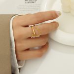 color: A107-Gold Ring / size: US 8