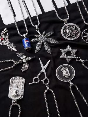 2026 Long Wild Stainless Steel Hip Hop Necklace Hipster Variety of Disco Jumping Electric Music Fashion Brand Accessories