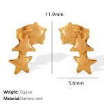color: EH758 Gold Earrings