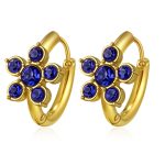 color: MS-783 Gold Large Blue Rhinestone