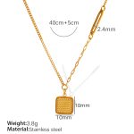 color: XL05 Gold Necklace