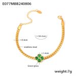 color: TXE077-Emerald Bracelet