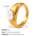 color: JZ155G8 Gold Ring