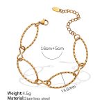 color: SL128G Gold Bracelet