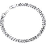 color: 6mm Wide Round Polished Box Buckle / size: 18cm Stainless Steel Bracelet