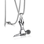 color: Microphone Stainless Steel Chain