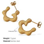 color: EH1035G Gold Earrings