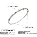 color: Z305-Steel Color Bangle