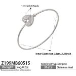 color: Z199-Steel Color Bangle