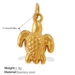 color: PJ913GL Large Gold Pendant