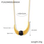 color: P1829-Gold Necklace