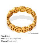 color: JZ186G8 Gold Ring