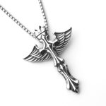 color: Angel Wings + Stainless Steel Chain