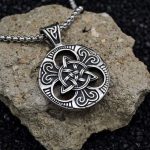 color: Round Tag Knot + Stainless Steel Chain