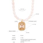 color: P1519-Square Clear Crystal Zircon