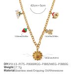 color: XL600G1 Gold Necklace