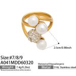 color: A041-Gold Ring / size: US 7