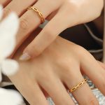 color: A133-Gold Ring Open Adjustable