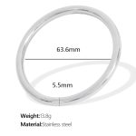 color: SZ95 Small Silver Bangle