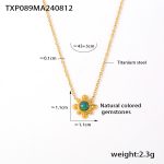 color: TXP089-Gold Necklace