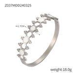 color: Z037-Steel White Bangle