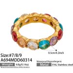color: A694-Gold Ring / size: US 7