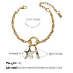 color: SL247CRG Gold Bracelet
