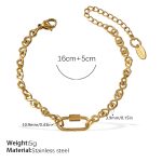color: SL301G Gold Bracelet