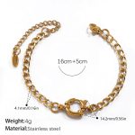 color: SL339G Gold Bracelet