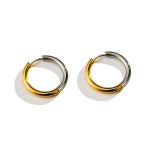 color: 2.5 Round Two-tone Gold Ear Cuff