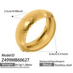color: Z499-Gold Bangle -Style D