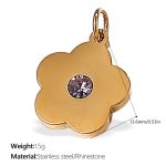 color: PJ396PEG Purple Rhinestone Gold Pendant