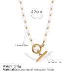 color: XL537WEG Freshwater Pearl Necklace