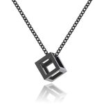 color: Black Square +60cm Chain