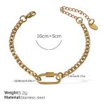 color: SL284G Gold Bracelet