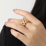 color: A184-Gold Ring -Size 6