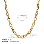 color: XL617G Gold Necklace