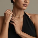 Metal Stainless Steel Twisted Chain Golden Bracelet Clavicle Chain 18K Gold Plating Simple Temperament Jewelry