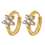 color: MS-783 Gold Large White Rhinestone
