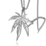 color: Leaf + Stainless Steel Chain