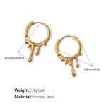 color: EH961G Gold Earrings