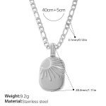 color: XL820S Silver Necklace