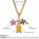 color: PJ837G-XL583G3MM Gold NK Chain