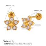 color: EH1222WEG Piercing Stud Earrings