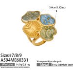color: A594-Gold Ring / size: US 7