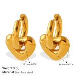 color: EH1368G Gold Earrings