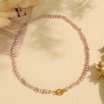 Natural Freshwater Pearl Necklace Simple Clavicle Fresh Sweet All-Matching