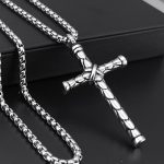 color: Golden Cudgel Cross + Stainless Steel Chain