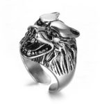 color: Wolf Head Ring