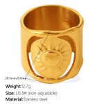 color: JZ193G8 Gold Ring